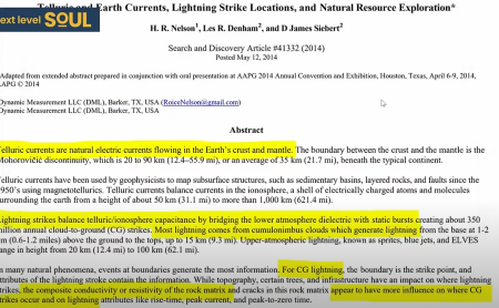 ふたつの地電流を結びつけた研究論文