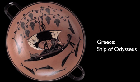 ギリシャ : オデュッセウスの船