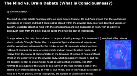 心と脳の論争（意識とは何か?）