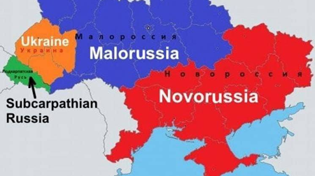 地図Novorossiya