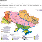 図１：ウクライナの構造地図