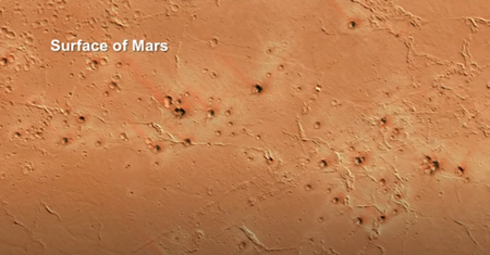 火星の表面
