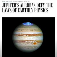 木星のオーロラは地球上の物理法則を無視している