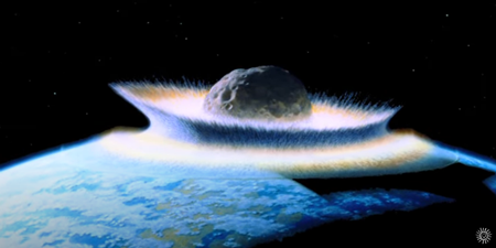 小惑星の大惨事のイメージ