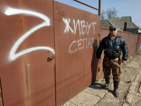 ドネツク人民共和国のアメリカ人義勇兵兼ブロガー、ラッセル・ベントレー　©Photo