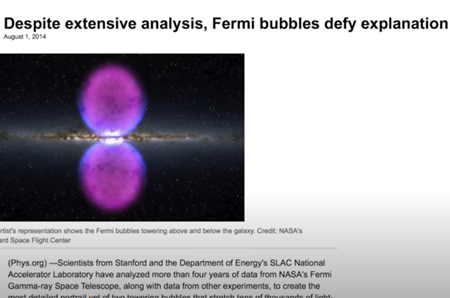 フェルミのバブルは説明を拒む