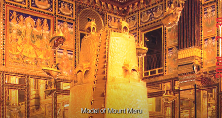 メルー山の模型