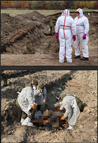 ソコロゴーロフカで発見された大量埋葬、2020-2021年