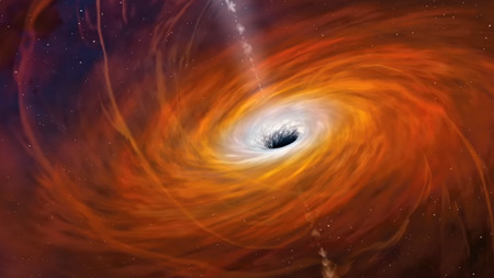ブラックホールからのジェットのイメージ