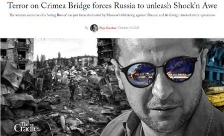 クリミア橋のテロでロシアは衝撃と畏怖を放つことを余儀なくされた