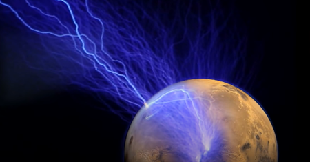 マリネリス渓谷は、火星の表面を横切る巨大な電気アークによって数分で作られた
