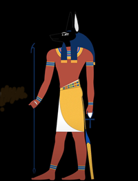 エジプト：アヌビス神は「自分の山の上にいる神」……、「自分の台座の上にいる神」とも呼ばれていた