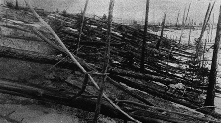 ツングースカ、6,000万本近くの樹木を倒した
