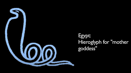 エジプト："母なる女神"を表すヒエログリフ