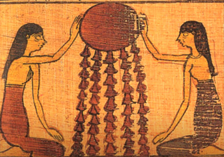 エジプト：天国の”アクー”または”栄光”として上昇するエーテルの流れ