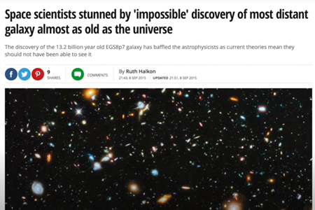 宇宙科学者、宇宙とほぼ同じ年齢の最も遠い銀河の「ありえない発見に驚きを隠せない