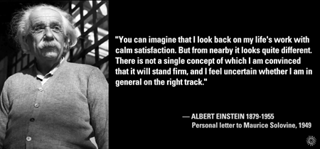アルベルト・アインシュタイン、モーリス・ソロヴィンへの私信、1949年
