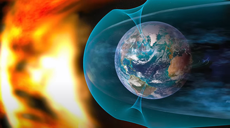 太陽と地球の環境におけるある種の変化が、地球の磁場に影響を与える
