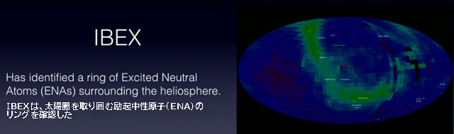 IBEXは、太陽圏を取り囲む励起中性原子（ENA）のリングを確認した。