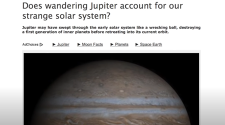 放浪する木星が奇妙な太陽系を説明する？　＃さすらう木星は、我々の見知らぬ太陽系の原因ですか？