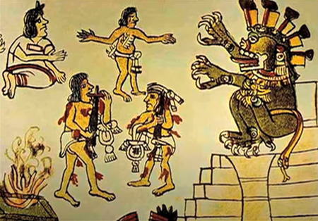 アステカの司祭アピース ミクトランテクティ 死のアステカ神
