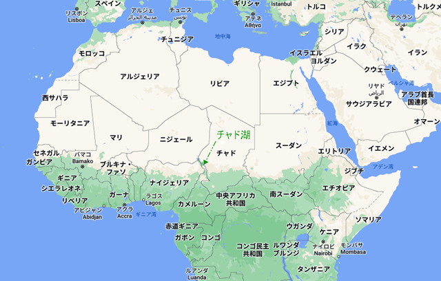 アフリカ地図