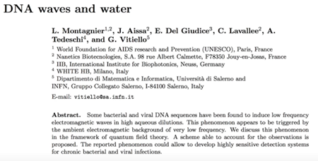 DNA 波動と水