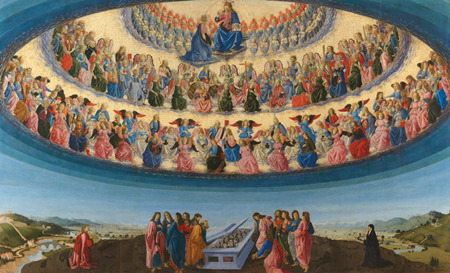 『聖母の被昇天』（1475年頃）フランチェスコ・ボッティチーニ