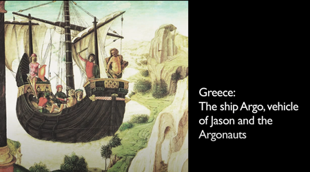 ギリシャ：ジェイソンとアルゴナウタイの乗り物、アルゴ船