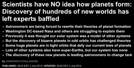 科学者たちは、惑星がどのように形成されるのか全く知らない。何百もの新世界の発見に専門家は困惑している