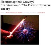 電磁気的重力？　電気的宇宙理論の検証