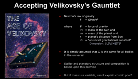 ヴェリコフスキーのガントレットを受け取る：ニュートンの重力の法則の本当の意味