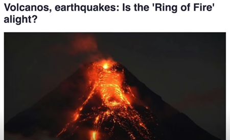 火山、地震："環太平洋火山帯"は燃えているのか？