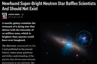 科学者を困惑させる、存在しないはずの超高輝度中性子星の新発見