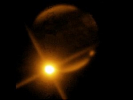 木星とシューメーカー・レビー彗星の間の放電