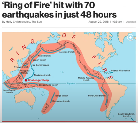 "太陽活動極小期"、わずか48時間で70回の地震に見舞われる