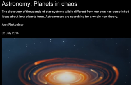 天文学：混沌の中の惑星