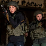ウクライナの女性兵士