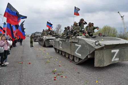 マリウポリの戦いに参加した大隊「ソマリア」は、街を出てドネツクに向かった