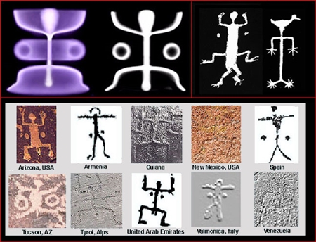 Squatter man images below gathered by Anthony Peratt  041231prediction-rock-art