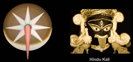 Hindu Kali, angry goddess