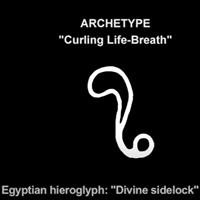 ARCHETYPE: "Curling Life-Breath": Egyptian hieroglyph