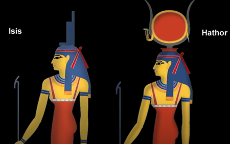 Isis and Hathor